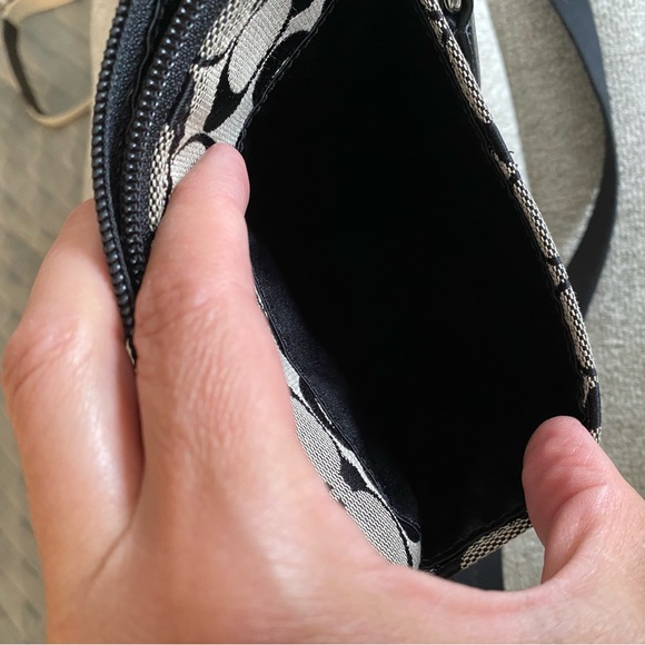 Coach Black Canvas Crossbody - Picture 7 of 7